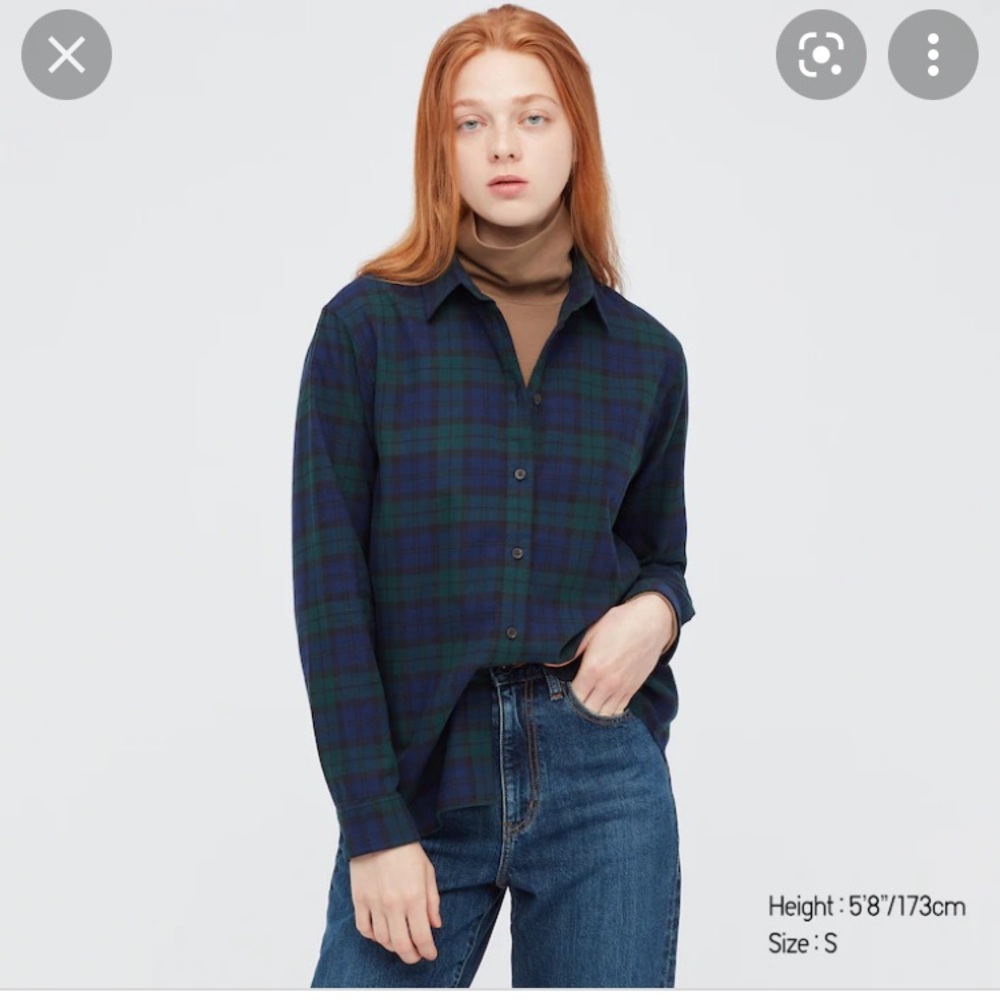 Silver Jeans Co. Hi-lo Flannel Button Down Shirt